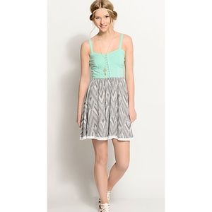 Empyre Harlyn Bodice Mint Dress- Size S